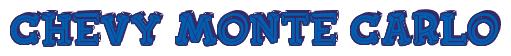 Rendering -Chevy MONTE CARLO - using FinkBold