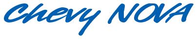 Rendering -Chevy NOVA - using Chicago Style