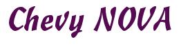 Rendering -Chevy NOVA - using Hind
