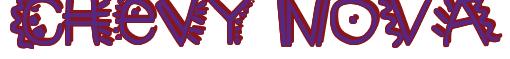 Rendering -Chevy NOVA - using Manic Pop Thrill 