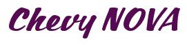 Rendering -Chevy NOVA - using Casual Script