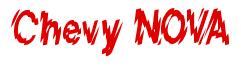 Rendering -Chevy NOVA - using Nervous