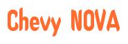 Rendering -Chevy NOVA - using Callimarker