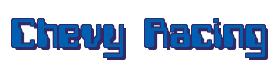 Rendering -Chevy Racing - using Computer Font