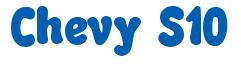 Rendering -Chevy S10 - using Bubble Soft