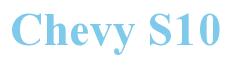 Rendering -Chevy S10 - using Times New Roman Bold
