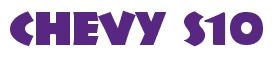 Rendering -Chevy S10 - using Informal