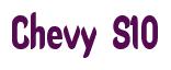 Rendering -Chevy S10 - using Callimarker