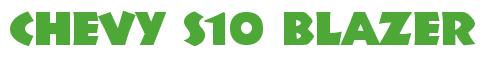 Rendering -Chevy S10 BLAZER - using Informal