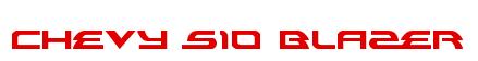 Rendering -Chevy S10 BLAZER - using Alexis