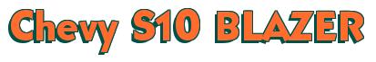Rendering -Chevy S10 BLAZER - using Bully