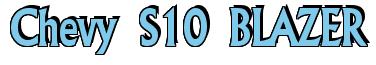 Rendering -Chevy S10 BLAZER - using Flair
