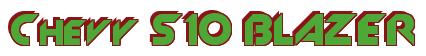 Rendering -Chevy S10 BLAZER - using Machine