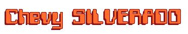 Rendering -Chevy SILVERADO - using Computer Font