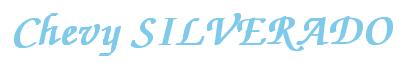 Rendering -Chevy SILVERADO - using Zapf Chancery