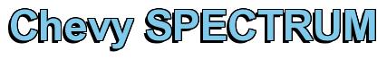 Rendering -Chevy SPECTRUM - using Arial Bold