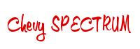 Rendering -Chevy SPECTRUM - using Memo
