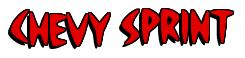 Rendering -Chevy SPRINT - using Strike