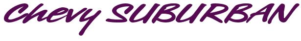 Rendering -Chevy SUBURBAN - using Chicago Style