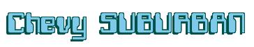 Rendering -Chevy SUBURBAN - using Computer Font