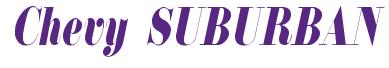 Rendering -Chevy SUBURBAN - using Floral 