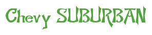 Rendering -Chevy SUBURBAN - using Manchuria