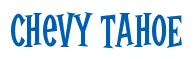 Rendering -Chevy TAHOE - using Cooper Latin