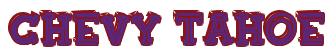 Rendering -Chevy TAHOE - using FinkBold