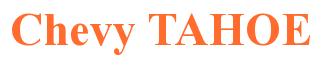 Rendering -Chevy TAHOE - using Times New Roman Bold