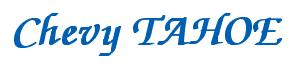 Rendering -Chevy TAHOE - using Zapf Chancery