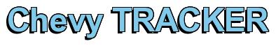 Rendering -Chevy TRACKER - using Arial Bold