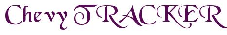 Rendering -Chevy TRACKER - using Black Chancery