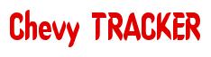 Rendering -Chevy TRACKER - using Callimarker