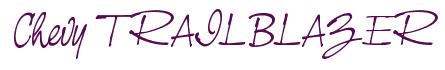 Rendering -Chevy TRAILBLAZER - using Neville Script