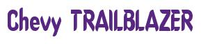 Rendering -Chevy TRAILBLAZER - using Callimarker
