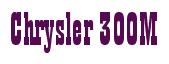 Rendering -Chrysler 300M - using Bill Board