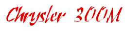 Rendering -Chrysler 300M - using Scratch