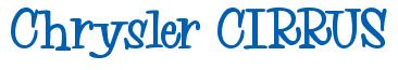 Rendering -Chrysler CIRRUS - using Whoa Whoa
