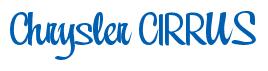 Rendering -Chrysler CIRRUS - using Mr Kleen