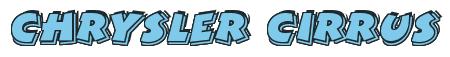Rendering -Chrysler CIRRUS - using Comic Strip