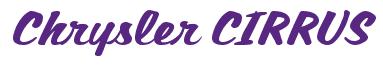 Rendering -Chrysler CIRRUS - using Casual Script
