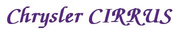 Rendering -Chrysler CIRRUS - using Zapf Chancery