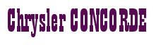 Rendering -Chrysler CONCORDE - using Bill Board