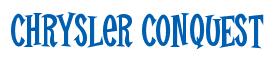 Rendering -Chrysler CONQUEST - using Cooper Latin