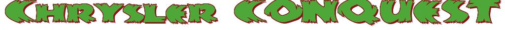 Rendering -Chrysler CONQUEST - using Scarecrow