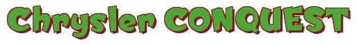 Rendering -Chrysler CONQUEST - using Team Spirit