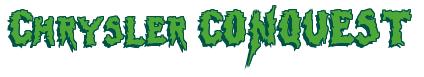 Rendering -Chrysler CONQUEST - using Swamp Terror