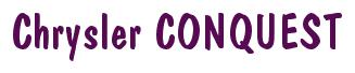 Rendering -Chrysler CONQUEST - using Dom Casual