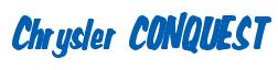 Rendering -Chrysler CONQUEST - using Big Nib