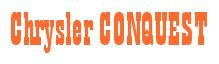Rendering -Chrysler CONQUEST - using Bill Board